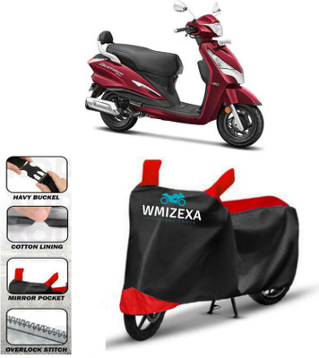 WMIZEXA Two Wheeler Cover for Hero(Red, Black)