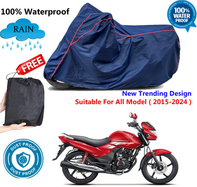 AUTOCAD Waterproof Two Wheeler Cover for Hero(Achiever, Blue, Red)