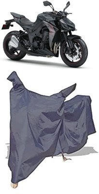 Amexride Two Wheeler Cover for Kawasaki(Z1000, Grey)