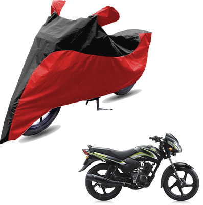 RiderShine Two Wheeler Cover for TVS(Star Sport, Red, Black)
