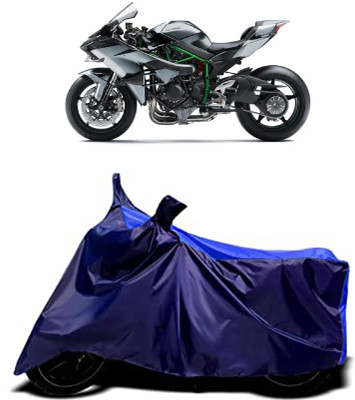 VESMEI Two Wheeler Cover for Kawasaki(Ninja H2R, Blue)