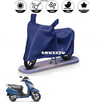 smwzxyu Waterproof Two Wheeler Cover for Honda(Shine, Blue)