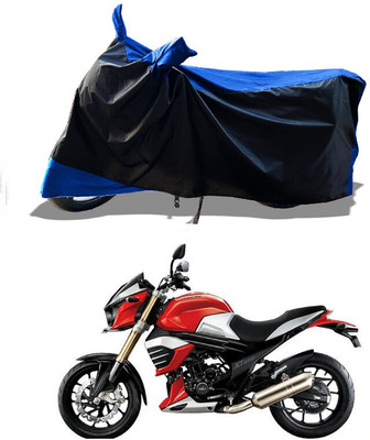 DeepShakshi AUTOMOTIVE Waterproof Two Wheeler Cover for Mahindra(Mojo UT 300, Blue)