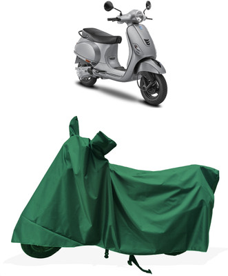 Tricway Two Wheeler Cover for Vespa(Urban Club, Green)