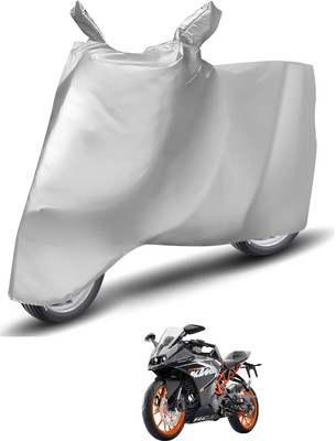 Caronix Waterproof Two Wheeler Cover for KTM(RC 390, Silver)