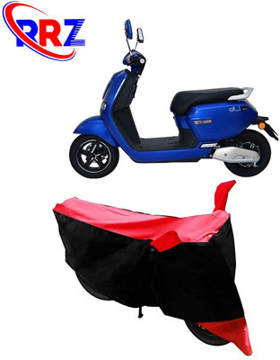 AutoGalaxy Waterproof Two Wheeler Cover for Okinawa(Lite, Black, Red)