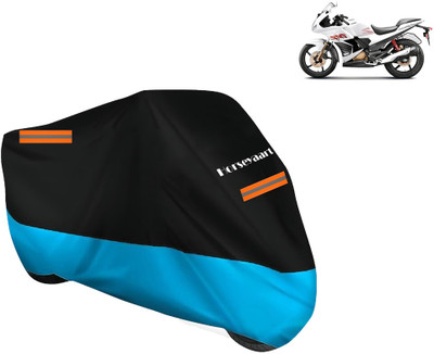 Horseyaart Waterproof Two Wheeler Cover for Hero(Karizma ZMR, Blue)