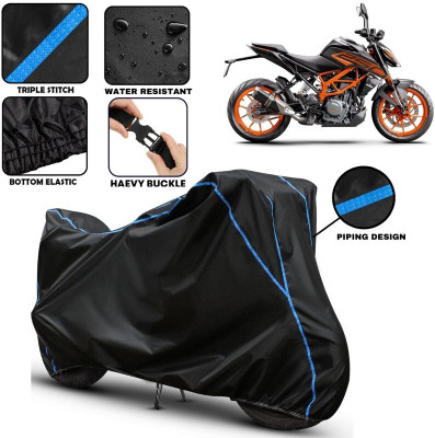 kerwa Two Wheeler Cover for KTM(250 Duke, Black, Blue)