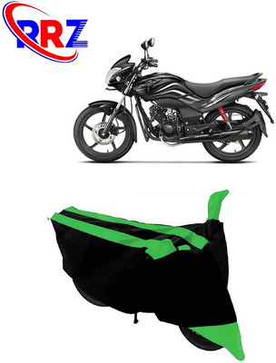 RRZ Waterproof Two Wheeler Cover for Hero(Passion Xpro, Black, Green)