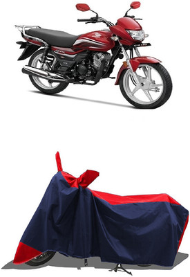 SUGASHRI Waterproof Two Wheeler Cover for Honda(CD 110 Dream, Red, Blue)