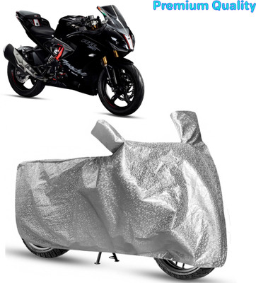 LifoDora Waterproof Two Wheeler Cover for TVS(Apache RR 310, Silver)