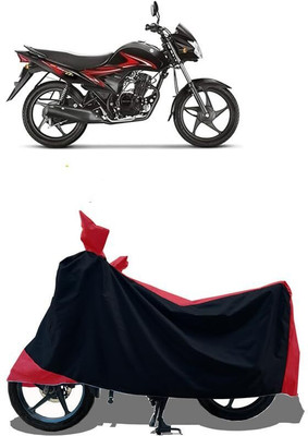 DeepShakshi AUTOMOTIVE Two Wheeler Cover for Suzuki(Hayate, Red, Black)