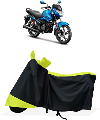 Tricway Two Wheeler Cover for Hero(Glamour i3s BS6, Yellow)