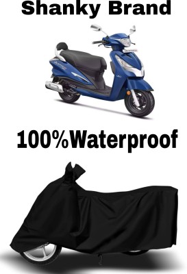 smwzxyu Waterproof Two Wheeler Cover for Hero(Destini 125, Black)