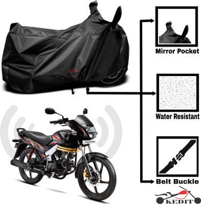 KEDIT Two Wheeler Cover for Mahindra(Centuro BS6, Black)