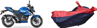 malti Two Wheeler Cover for Suzuki(Gixxer 250, Red, Blue)