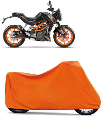 DeepShakshi AUTOMOTIVE Waterproof Two Wheeler Cover for KTM(390 Duke, Orange)