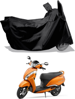 Amexride Two Wheeler Cover for TVS(Jupiter 125, Black)