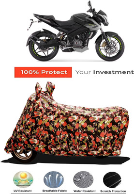 Amexride Two Wheeler Cover for Bajaj(Pulsar 200NS FI, Multicolor)