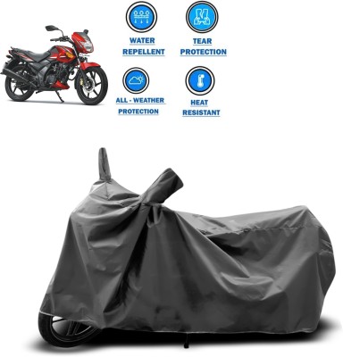 DeepShakshi AUTOMOTIVE Two Wheeler Cover for TVS(Flame SR125, Grey)