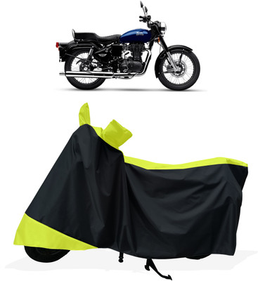 Tricway Two Wheeler Cover for Royal Enfield(Bullet 350 New BS6, Yellow)