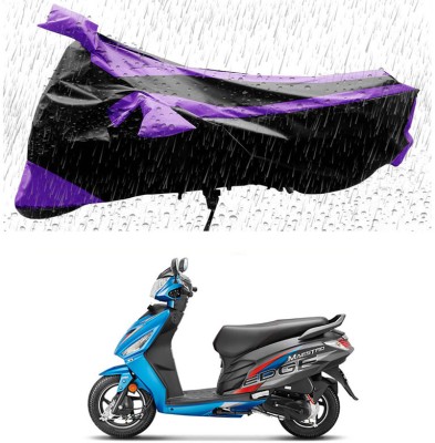 Ascension Two Wheeler Cover for Hero(Maestro Edge, Black, Purple)