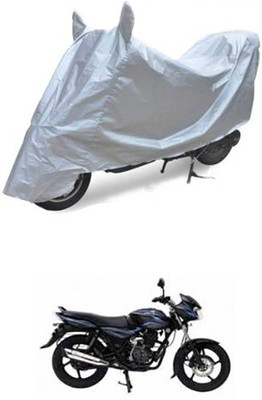 THE REAL ARV Waterproof Two Wheeler Cover for Bajaj(Discover 100 DTS-i, Silver)