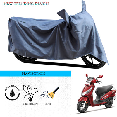 GOSHIV-car and bike accessories Waterproof Two Wheeler Cover for Hero(Duet 125CC, Grey)