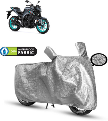 CODOKI Waterproof Two Wheeler Cover for Yamaha(MT-03, Silver)