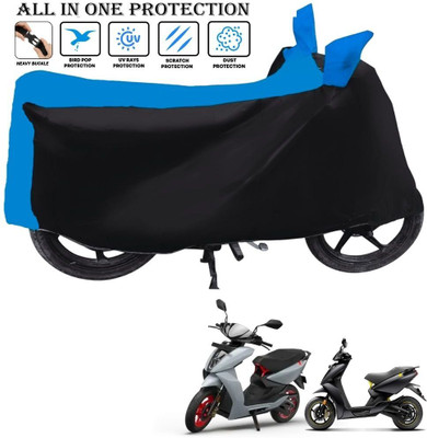 AUTOCAD Waterproof Two Wheeler Cover for Ather(450, Black, Blue)
