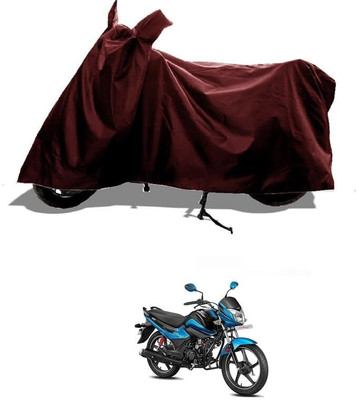 AASHTIK MART Two Wheeler Cover for Hero(Splendor I Smart, Maroon)