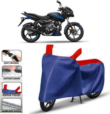 WMIZEXA Two Wheeler Cover for Bajaj(Pulsar 150 BS6, Red)