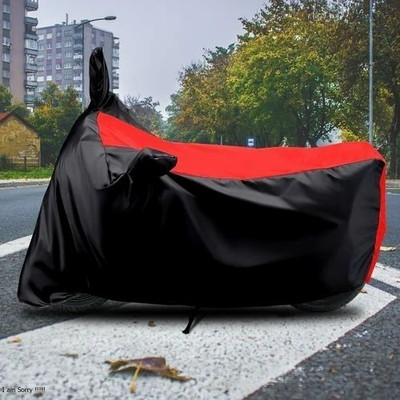 VRKINGRSAJ Waterproof Two Wheeler Cover for Indian(Bullet 350 New, Black)