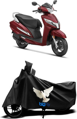 BigFly Two Wheeler Cover for Honda(Activa 125, Black)