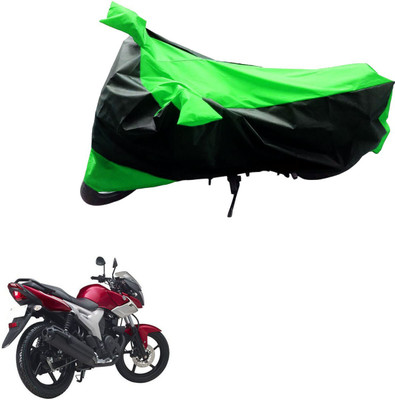 Mdstar Waterproof Two Wheeler Cover for Yamaha(SZ X, Black, Green)