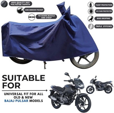 MADAFIYA Two Wheeler Cover for Bajaj(Pulsar 125 Neon BS6, Blue)