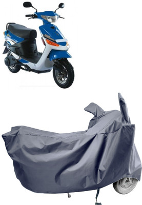 Amexride Two Wheeler Cover for Indus(Yo Style, Grey)