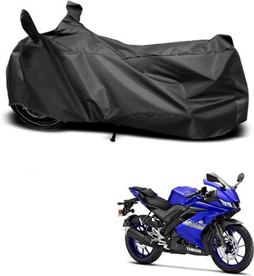 MMSSTAR Waterproof Two Wheeler Cover for Yamaha(R15 V3, Black)