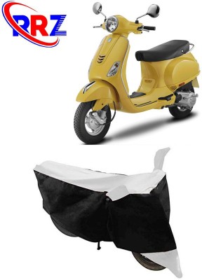 RRZ Waterproof Two Wheeler Cover for Vespa(Vespa LX, Black, White)