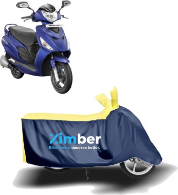 ZIMBER Two Wheeler Cover for Hero(Maestro Edge, Yellow, Blue)