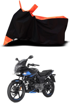 VESMEI Two Wheeler Cover for Bajaj(Pulsar 250, Orange)