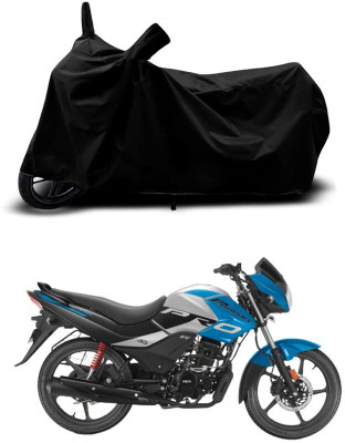 AASHTIK MART Two Wheeler Cover for Hero(Passion, Black)