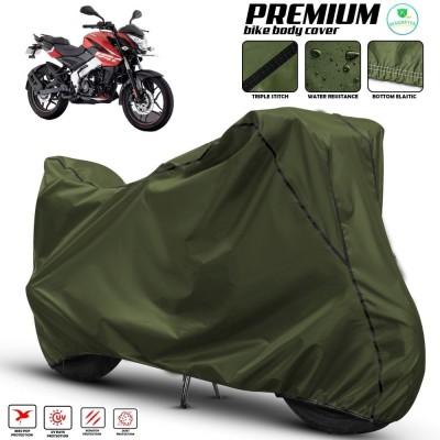 MADAFIYA Two Wheeler Cover for Bajaj(Pulsar NS-160 BS6, Green, Black, Multicolor)