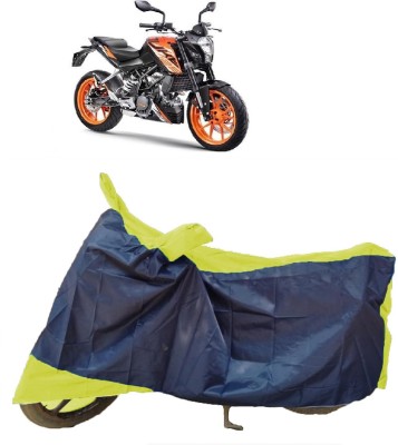 Autoprime Two Wheeler Cover for KTM(125 Duke, Blue, Green)