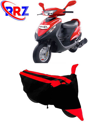 RRZ Waterproof Two Wheeler Cover for Mahindra(Flyte, Black, Red)