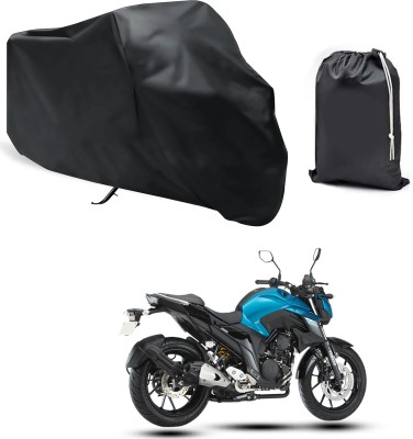 CODOKI Waterproof Two Wheeler Cover for Yamaha(FZ 25 BS6, Black)