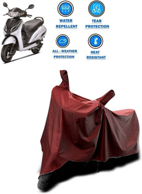 KEDIT Two Wheeler Cover for Honda(Activa 5G, Maroon)