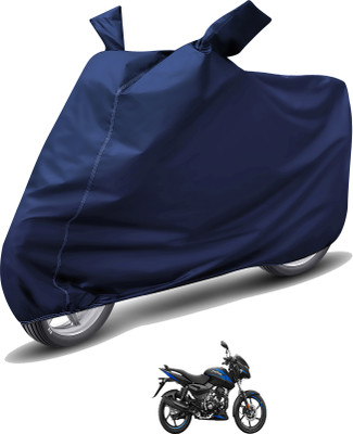 Auto Hub Waterproof Two Wheeler Cover for Bajaj(Pulsar 125, Blue)