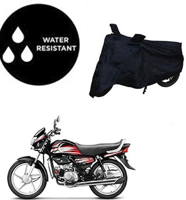 MMSSTAR Waterproof Two Wheeler Cover for Hero(HF Deluxe, Black)