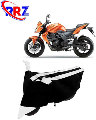 RRZ Waterproof Two Wheeler Cover for Kawasaki(Z750, Black, White)